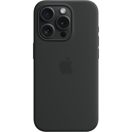 Чехол для iPhone 15 Pro Silicone Case Black, изображение 4