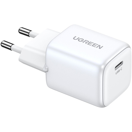 Сетевое зарядное устройство UGREEN CD319 Nexode Mini 30W USB-C PD GaN белый, изображение 3
