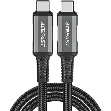 Кабель ACEFAST C1-09 USB-C to USB-C черно-серый