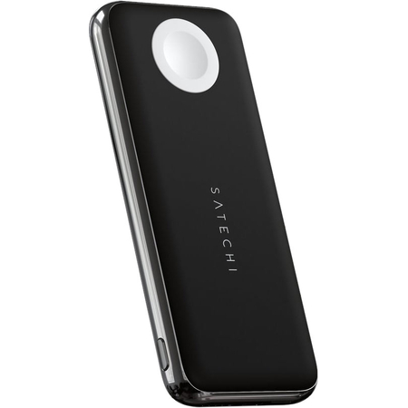 Беспроводное зарядное устройство Satechi Quatro Wireless Power Bank (ST-UC10WPBM) серый космос