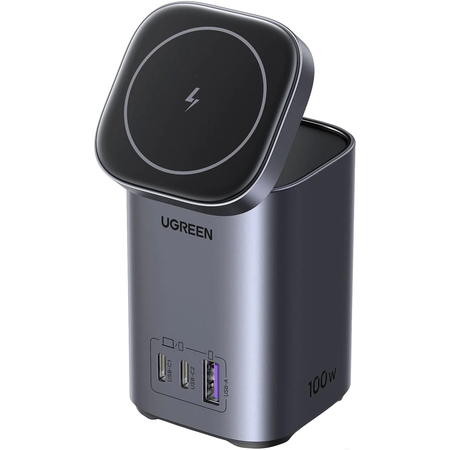 Зарядная станция UGREEN CD342 100W 2in1 GaN Charging Station