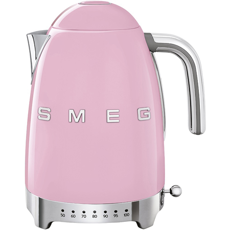 Чайник SMEG KLF04PKEU электрический с регулируемой температурой розовый, Цвет: Pink / Розовый