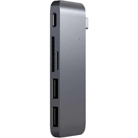 USB-хаб Satechi Type-C USB 3.0 Passthrough Hub Space Gray