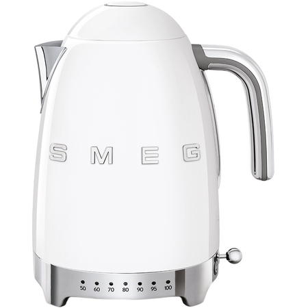 Чайник SMEG KLF04WHEU электрический с регулируемой температурой белый, Цвет: White / Белый