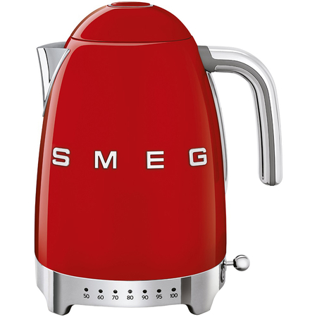 Чайник SMEG KLF04RDEU электрический с регулируемой температурой красный, Цвет: Red / Красный