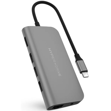 USB-хаб HyperDrive POWER USB-C (HD30F-GREY)