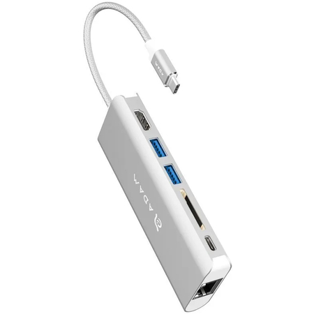 USB-хаб Adam Elements Casa A01 Silver