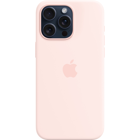Чехол для iPhone 15 Pro Max Silicone Case Light Pink, изображение 2
