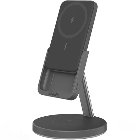 Беспроводное зарядное устройство Anker 633 PowerWave Mag-Go Stand 2 в 1