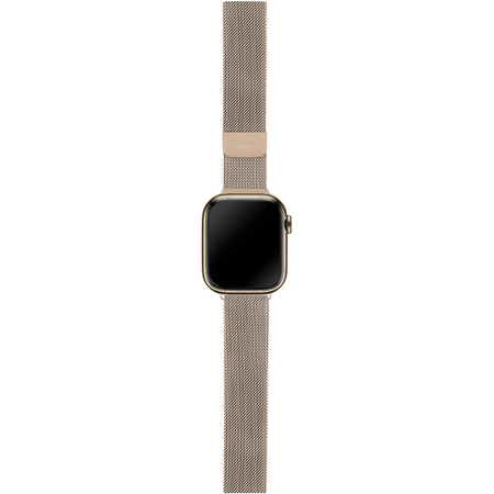 Ремешок магнитный металлический uBear Spark для Apple Watch, M/L, золото, Цвет: Gold / Золотой, изображение 3