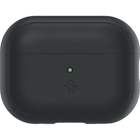 Защитный чехол Spigen Silicon Fit with Strap for AirPods Pro 1 / 2 Black, изображение 4