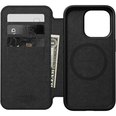 Защитный чехол для iPhone 15 Pro Nomad Modern Leather Folio, brown, изображение 7