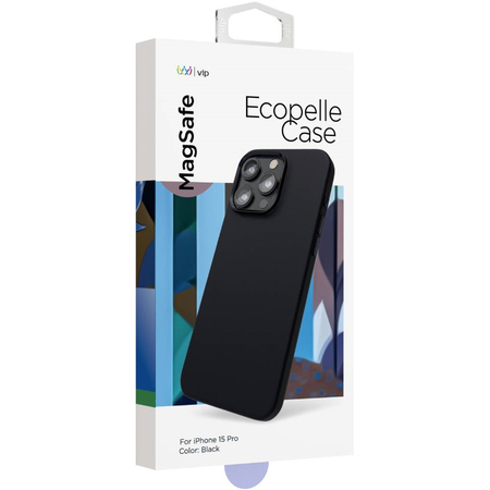 Чехол VLP Ecopelle для iPhone 15 Pro Black, изображение 2
