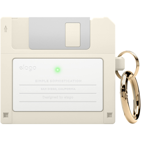Чехол Elago Floppy Disk Case для AirPods 3 Cream, Цвет: Cream / Кремовый