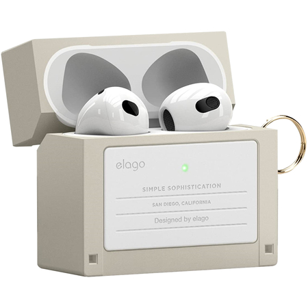 Чехол Elago Floppy Disk Case для AirPods 3 Cream, Цвет: Cream / Кремовый, изображение 3