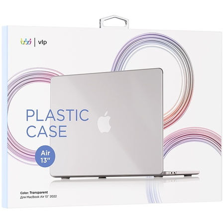 Чехол для MacBook Air 13'' M2 VLP Plastic Case Clear, изображение 2