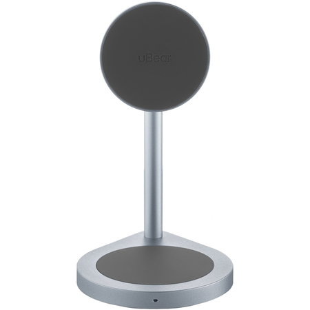 Беспроводное зарядное устройство uBear Stage 2in1 (WL06SG21-AD) Grey, Цвет: Grey / Серый, изображение 2
