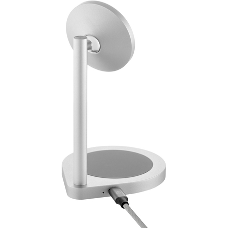 Беспроводное зарядное устройство uBear Stage 2in1 (WL06SL21-AD) Silver, Цвет: Silver / Серебристый, изображение 3