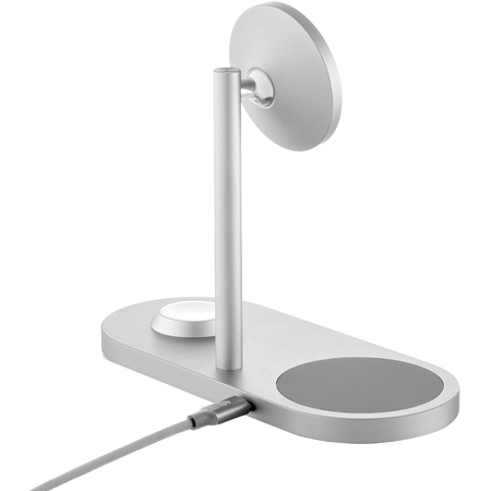 Беспроводное зарядное устройство uBear Stage 3in1 (WL07SL31-AD) Silver, Цвет: Silver / Серебристый, изображение 3