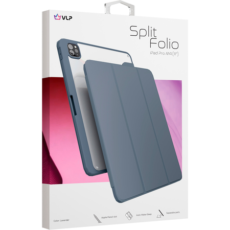Чехол для iPad Pro M4 (11'') VLP Split Folio Lavender, Цвет: Violet / Фиолетовый, изображение 10