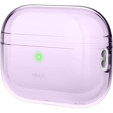 Чехол для AirPods Pro 2 Elago Clear case Lavender, Цвет: Purple / Фиолетовый