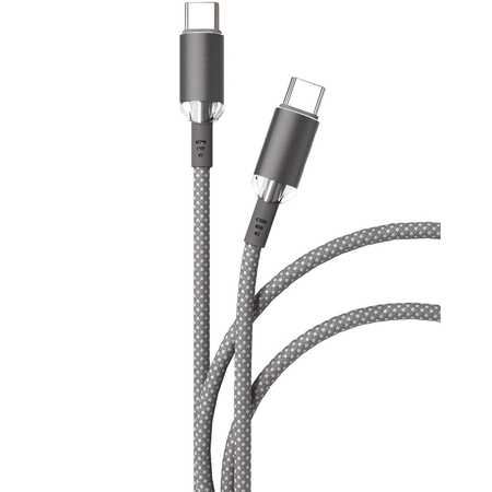 Кабель VLP Diamond USB-C to USB-C 1.2m Grey, Цвет: Grey / Серый