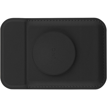 Картхолдер Uniq FLIXA Magnetic card holder Pop-out Grip-stand Jet Black, Цвет: Black / Черный, изображение 2
