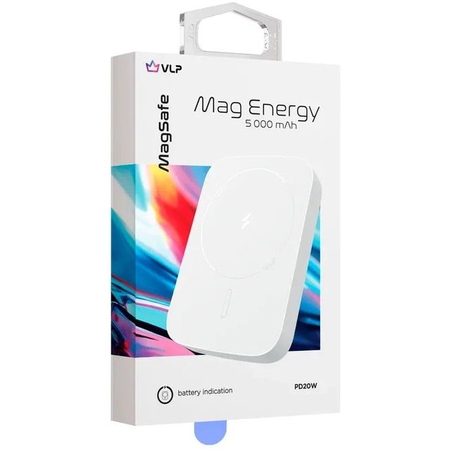 Внешний аккумулятор VLP Mag Energy 5000 mAh White, Цвет: White / Белый, изображение 4