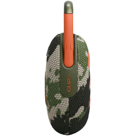 Портативная колонка JBL Clip 5 Squad, Цвет: Squad / Камуфляж, изображение 8