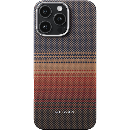 Чехол для iPhone 16 Pro Pitaka Tactile Woven case Sunset