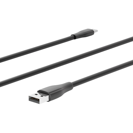 Кабель Uzay USB A - USB C 1.2м (C1809) Black, изображение 2