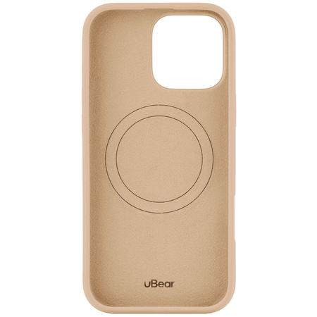 Чехол для iPhone 16 Pro Max uBear Touch Mag Case Latte, Цвет: Beige / Бежевый, изображение 4