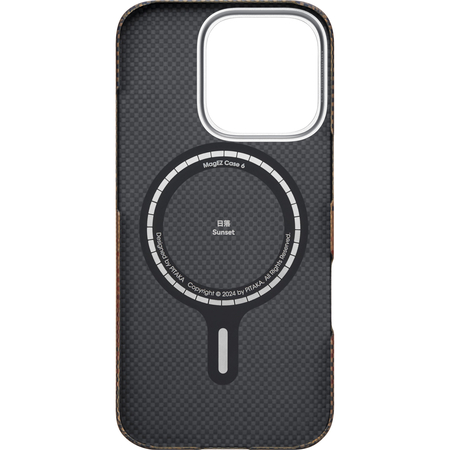 Чехол для iPhone 16 Pro Max Pitaka Tactile Woven case Sunset, изображение 4