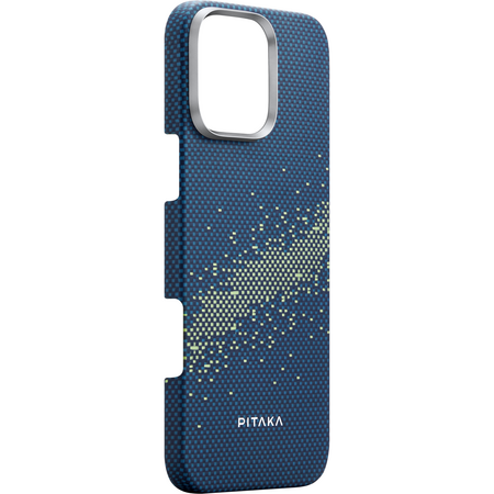 Чехол для iPhone 16 Pro Max Pitaka StarPeak Tactile Woven case Milky Way Galaxy, изображение 4