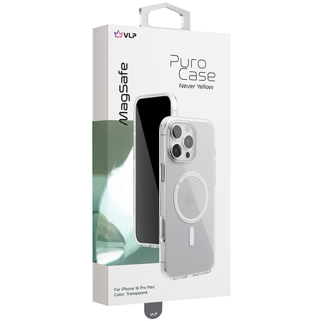 Чехол для iPhone 16 Pro Max VLP Puro Case с MagSafe Clear, изображение 6