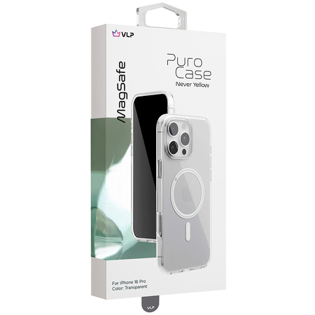 Чехол для iPhone 16 Pro VLP Puro Case с MagSafe Clear, изображение 6