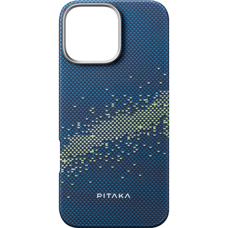 Чехол для iPhone 16 Pro Max Pitaka StarPeak Tactile Woven case Milky Way Galaxy, изображение 2