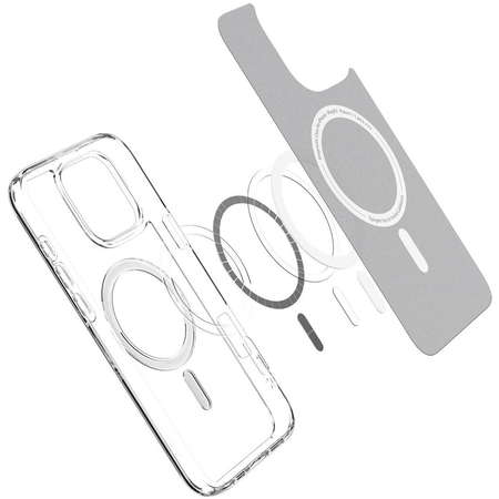 Чехол для iPhone 16 Pro Spigen Ultra Hybrid MagSafe White, изображение 9