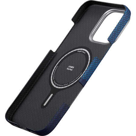 Чехол для iPhone 16 Pro Pitaka StarPeak Tactile Woven case Over The Horizon, изображение 5