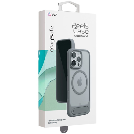 Чехол для iPhone 16 Pro Max VLP Reels Case с MagSafe Grey, изображение 6
