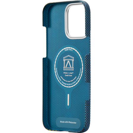 Чехол для iPhone 16 Pro Max Pitaka Aries Tactile Woven Case Credit card, изображение 8