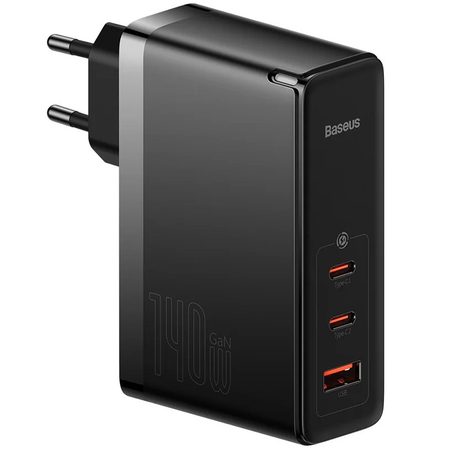 Сетевое зарядное устройство Baseus GaN5 Pro Fast Charger 140W Black, Цвет: Black / Черный