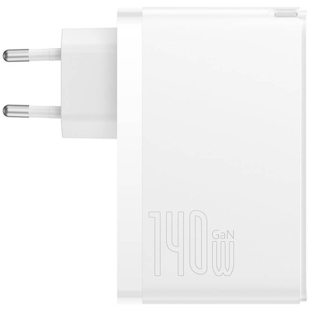 Сетевое зарядное устройство Baseus GaN5 Pro Fast Charger 140W White, Цвет: White / Белый, изображение 2