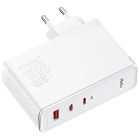 Сетевое зарядное устройство Baseus GaN5 Pro Fast Charger 140W White, Цвет: White / Белый, изображение 3