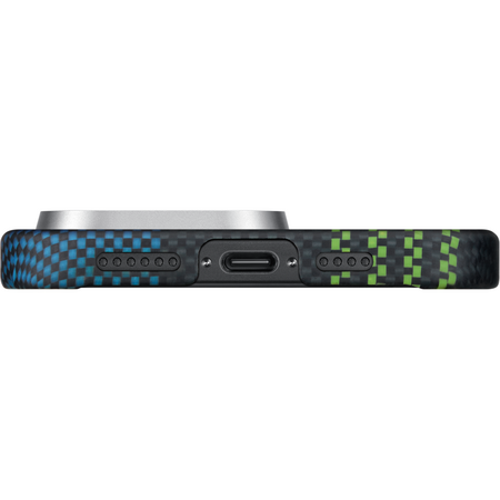 Чехол для iPhone 16 Pro Max Pitaka Aries Tactile Woven Case Credit card, изображение 12