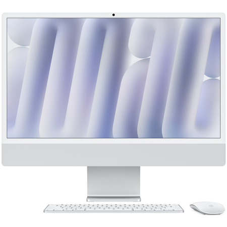 Apple iMac 24" M4 10GPU/16GB/512GB Silver (MWUV3) 2024, Общий объем твердотельных накопителей (SSD): 512 ГБ, Объем оперативной памяти: 16 ГБ, Цвет: Silver / Серебристый
