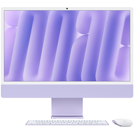 Apple iMac 24" M4 10GPU/16GB/512GB Purple (MWV73) 2024, Общий объем твердотельных накопителей (SSD): 512 ГБ, Объем оперативной памяти: 16 ГБ, Цвет: Purple / Фиолетовый