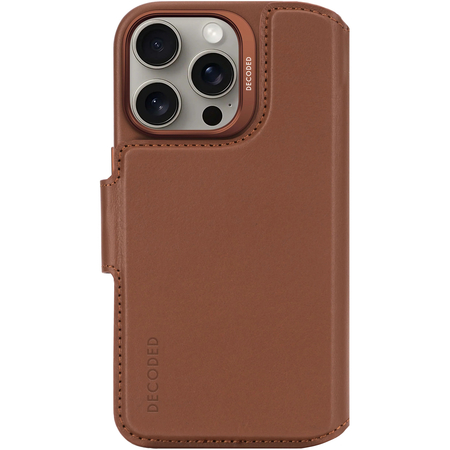 Чехол для iPhone 16 Pro Max Decoded Leather Detachable Wallet Tan, Цвет: Brown / Коричневый