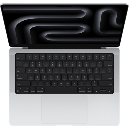 Apple MacBook Pro 14 MR7K3 Silver (M3 8-Core, GPU 10-Core, 8GB, 1TB), Общий объем твердотельных накопителей (SSD): 1 ТБ, Объем оперативной памяти: 8 ГБ, Цвет: Silver / Серебристый, изображение 2