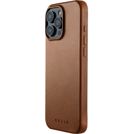 Чехол для iPhone 16 Pro Max Mujjo Leather Case MagSafe Braun, Цвет: Brown / Коричневый, изображение 5